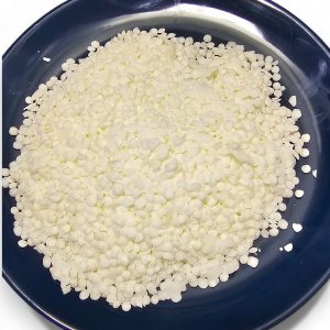 a plate of soy wax