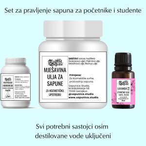 Komplet set za pravljenje sapuna za studente i početnike