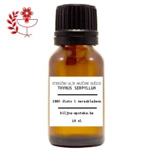 Eterično ulje majčine dušice - Thymus serpyllum 10 ml