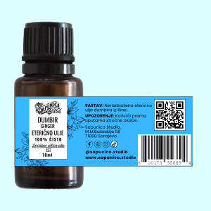 Eterično ulje Đumbira - Zingiber officinalis 10 ml